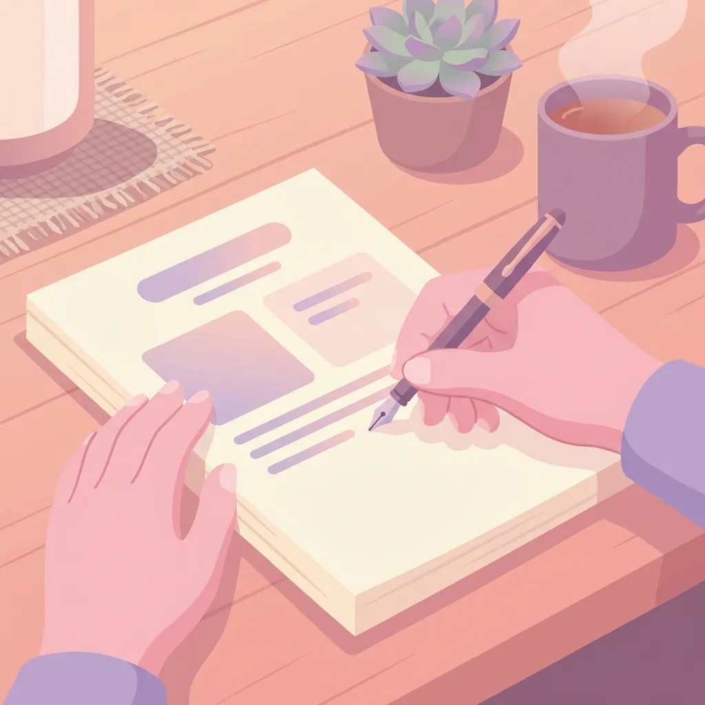 A person drafting a detailed parallel parenting plan with specific clauses for communication and decision-making.