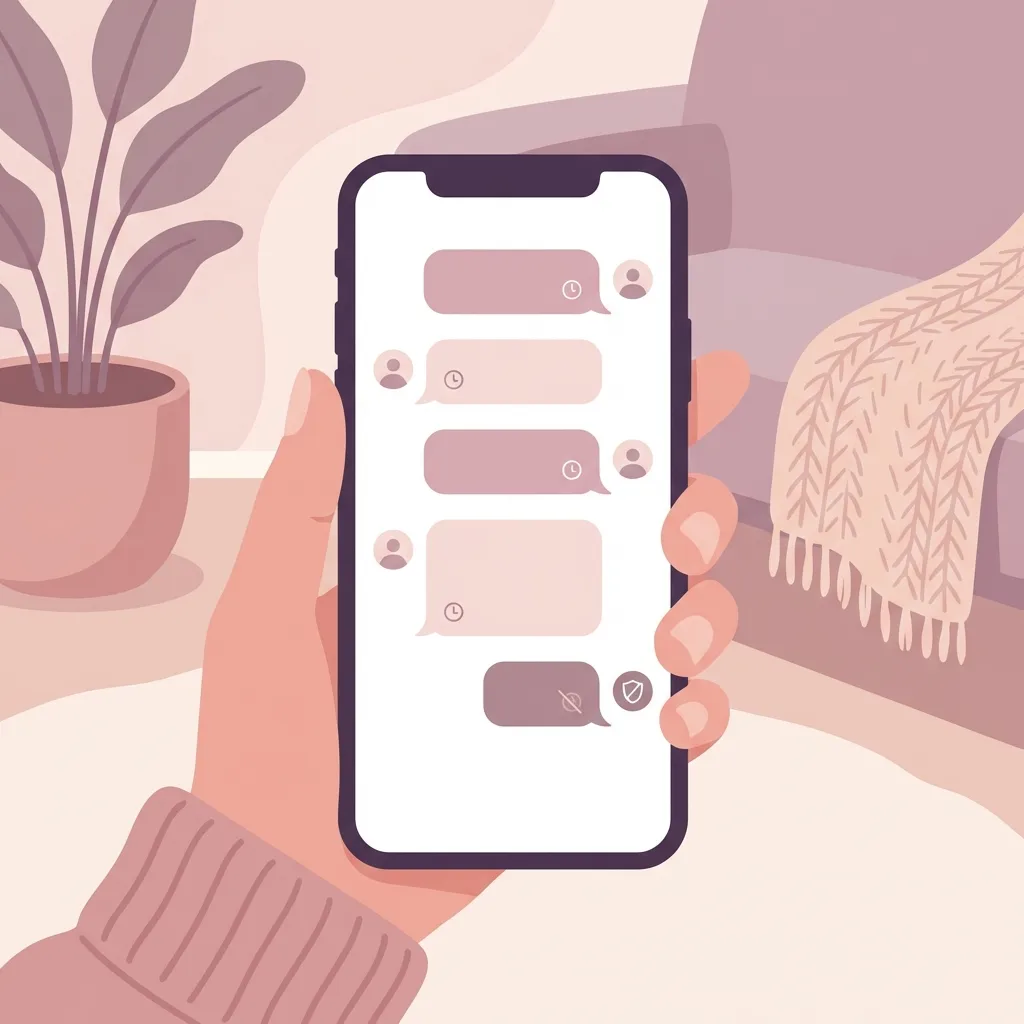A clean, court-ready log of filtered co-parenting messages displayed on a smartphone screen.