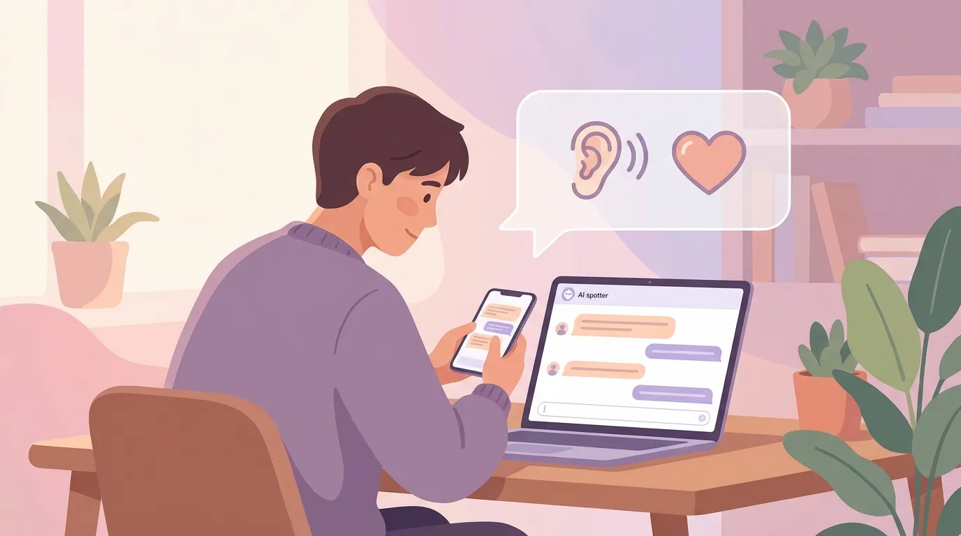 AI coaching as an emotional spotter for post-traumatic growth and resilience.