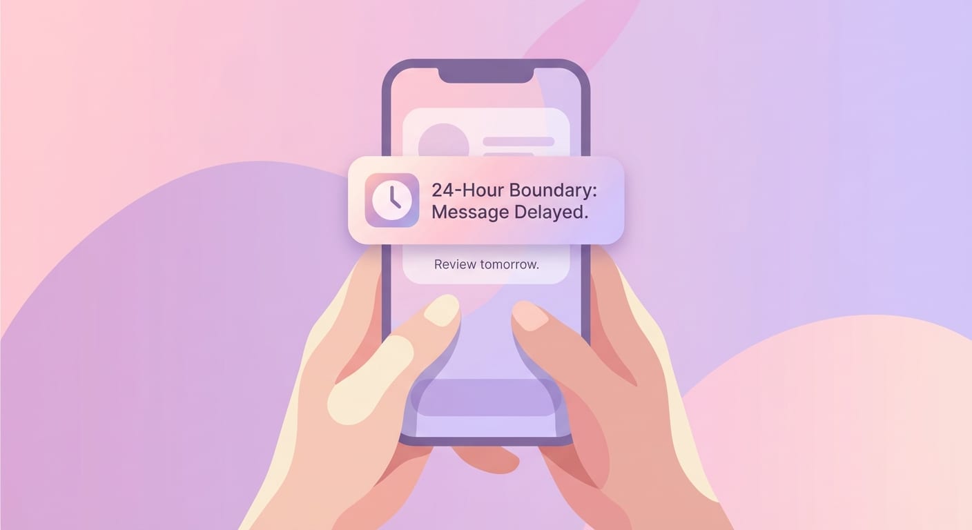 BestInterest app enforcing message boundaries against co-parenting boundary violations