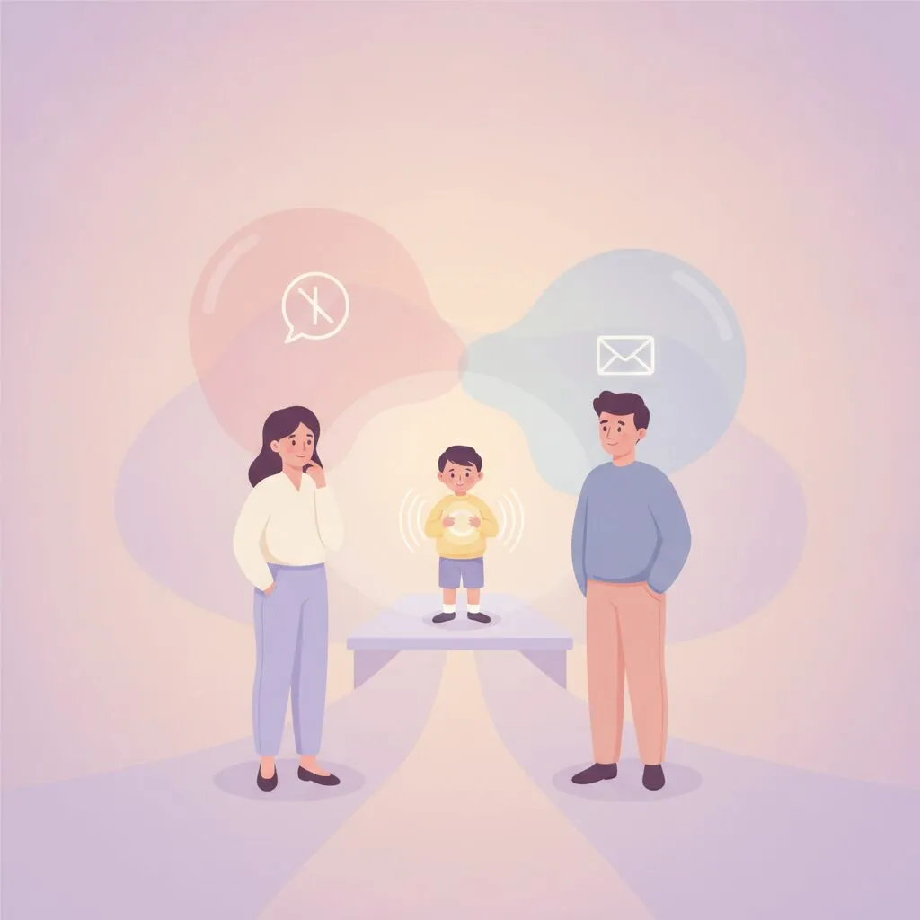 Hybrid No-Contact Communication for Coparents