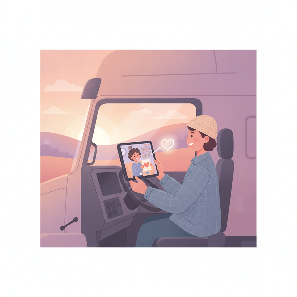 Truck Driver Co-Parenting: Schedules & Staying Connected