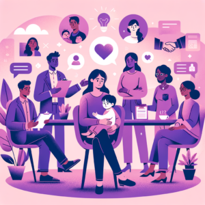 Coparenting support team with coaches, therapists, and family law attorneys