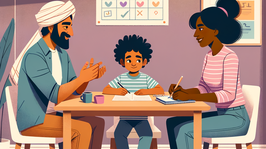 Structured communication between coparents