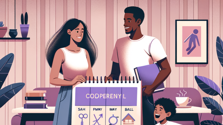 Custody calendar options for coparents