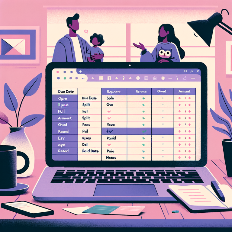 Coparenting expense tracker