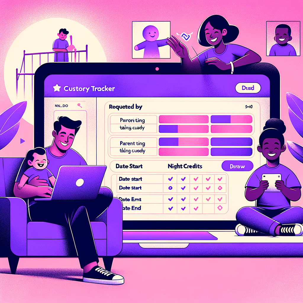 Coparent custody tracking