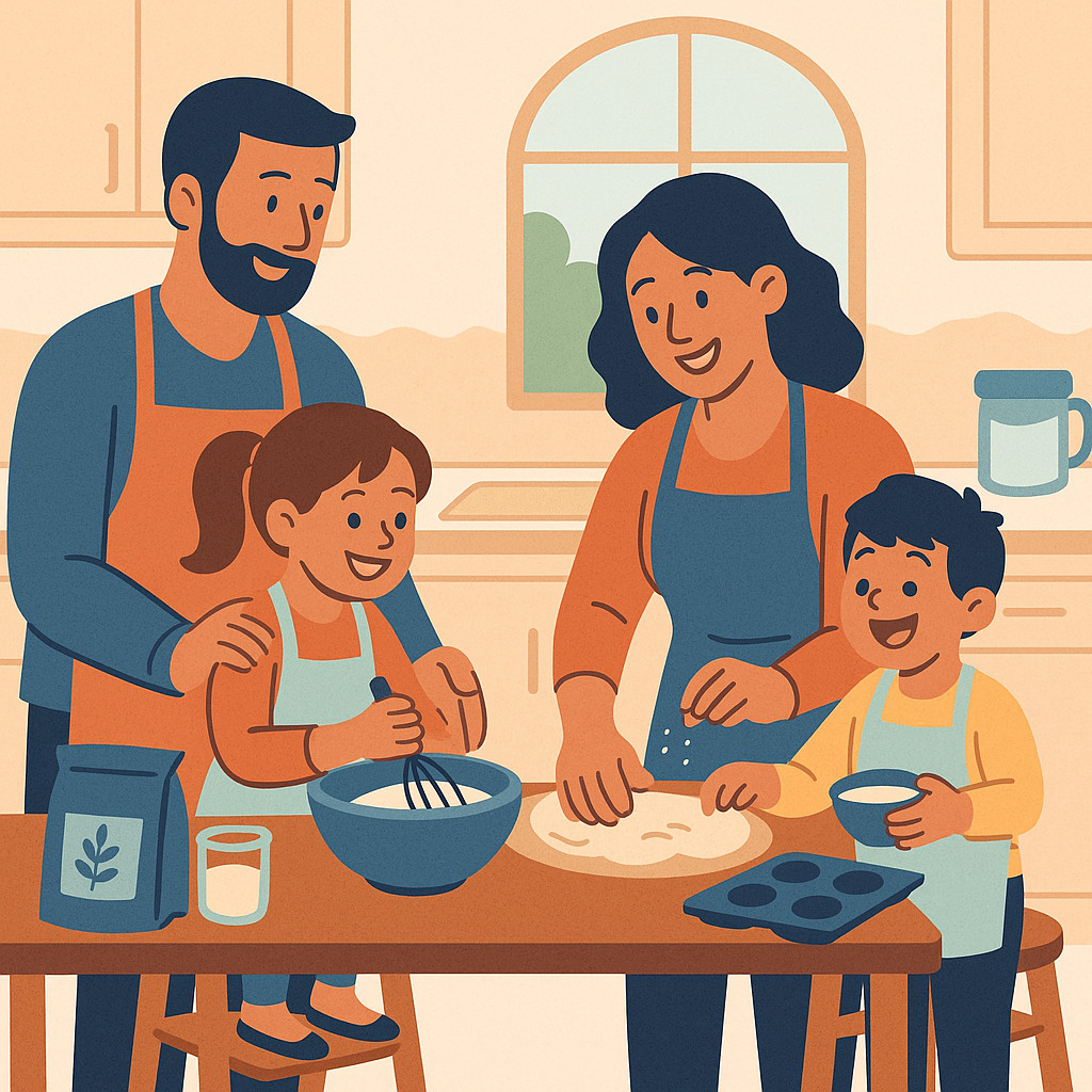 First dates for coparents: Cooking together as a blended family