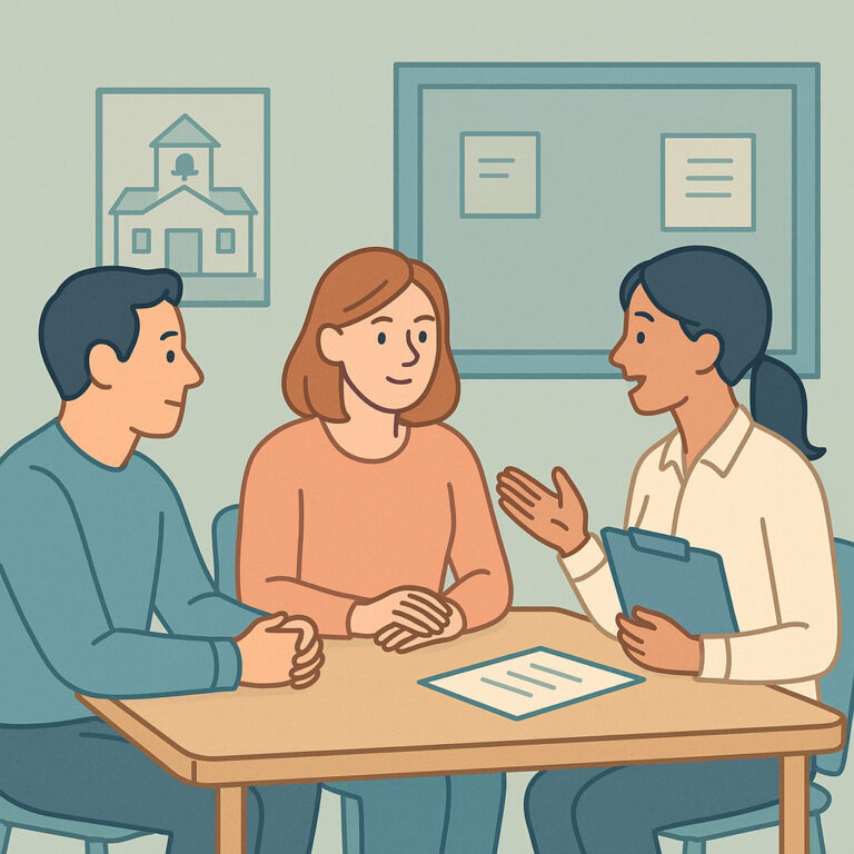 IEP meeting with coparents